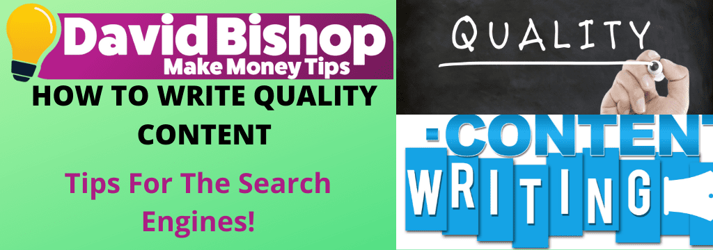 HOW TO WRITE QUALITY CONTENT