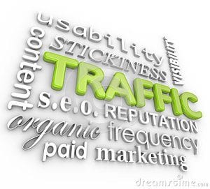 getting traffic to your website through many channels
