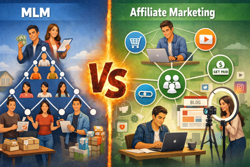 mlm vs affiliate marketing post