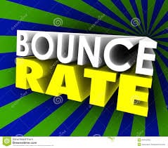 bounce rate on websites