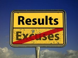 How To Have A Successful Business - results vs excuses