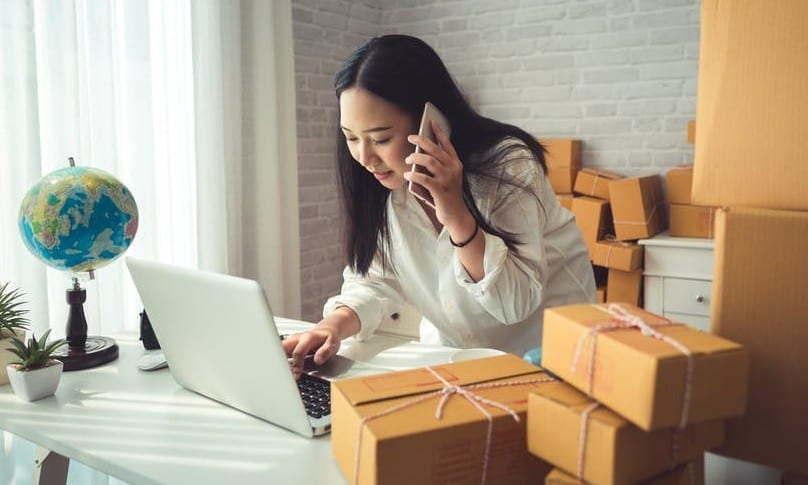 working part time from home