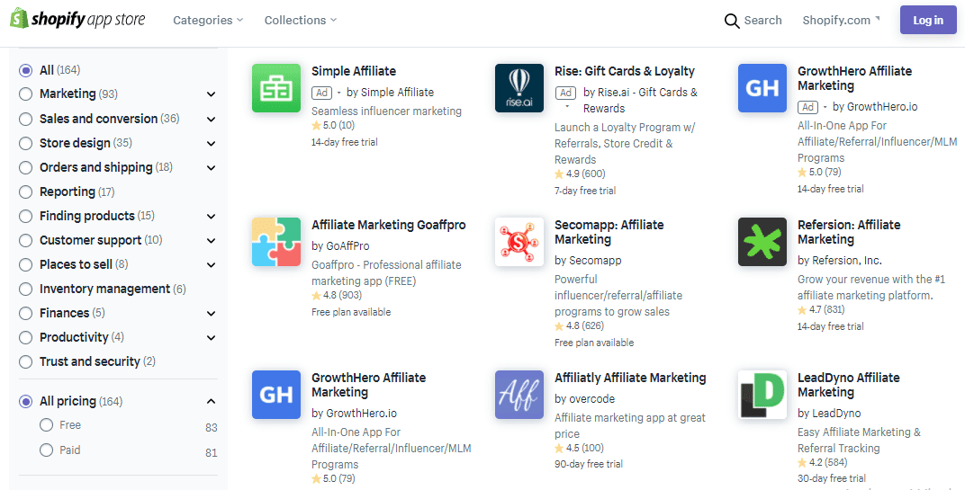 affiliate apps about shopify