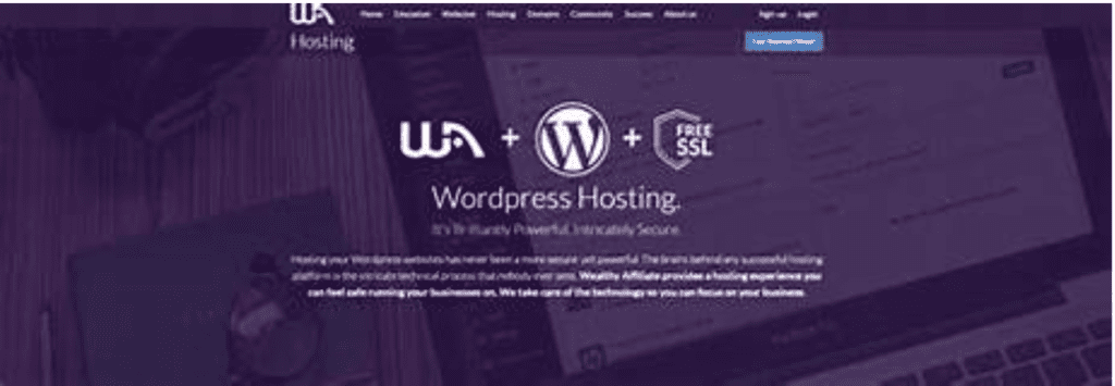 Wealthy Affiliate Web Hosting