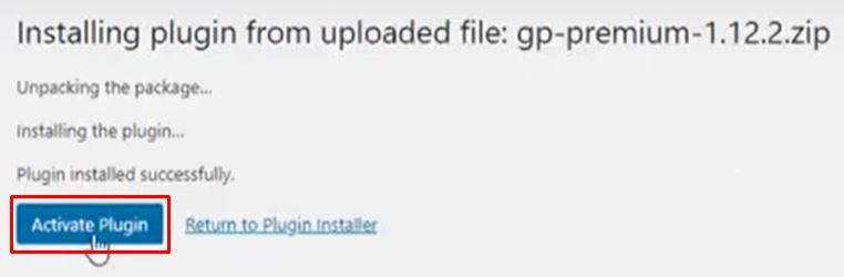installing the plugin to go premium