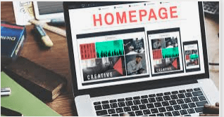 How To Start A Website For A Business - creating homepage