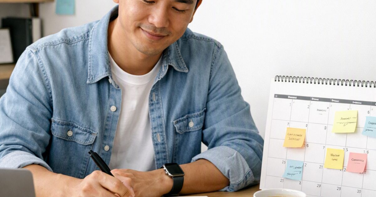beginner writing theif first blogs on his website