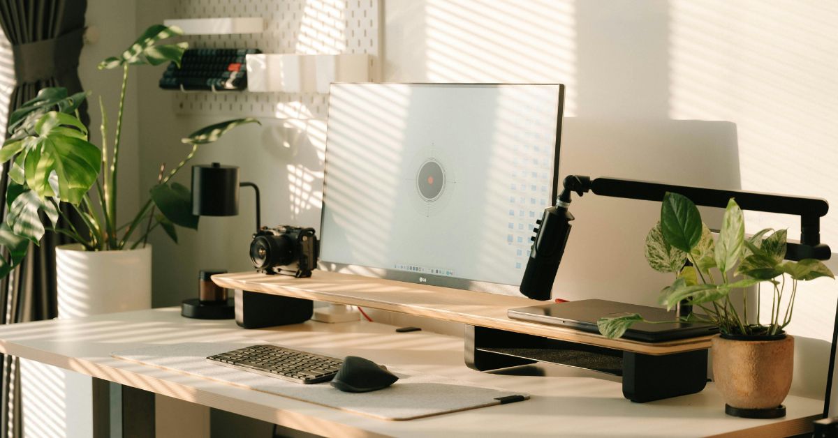 home office for affiliate marketing business