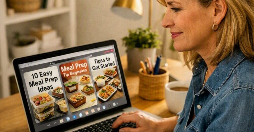 Blogger creating several Pinterest pins for one blog article.