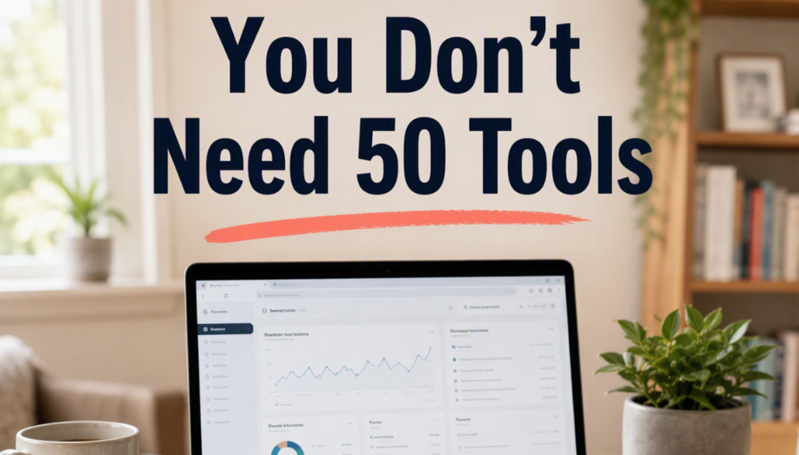you don't many tools in your affiliate marketing business